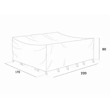Møbeltrekk Hillerstorp Spisegruppe 170X220X80 Cm