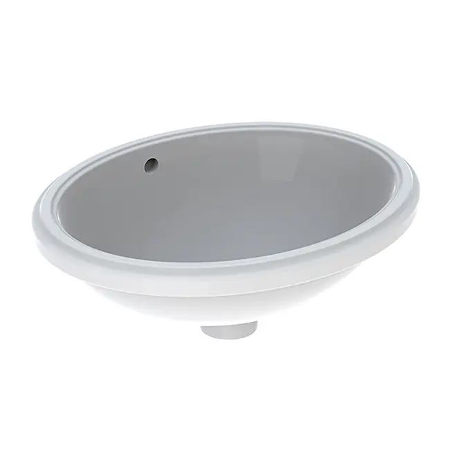 Tvättställ Geberit Variform 420 mm för underlimning Ovalt
