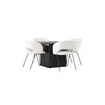 Spisegruppe Venture Home Matilda med 4 Day Stoler