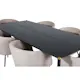 Spisegruppe Venture Home Paris med 6 Bergen Stoler Polyesterlinen