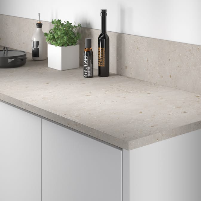 Kantlist Fibo til Benkeplate Terrazzo Warm 619