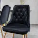 Spisegruppe Venture Home Dipp med 6 Velvet Deluxe Fløyel Stoler