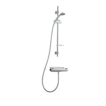 Duschset FM Mattsson 9000E Utlopp Nedåt Krom