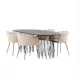 Spisegruppe furniture/fashion Stone med 4 Limhamn Stoler