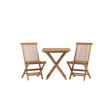 Cafégruppe Venture Home Kenya Klaffbord med 2 Kenya Stoler