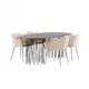Spisegruppe furniture/fashion Stone med 4 Limhamn Stoler