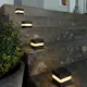 Solcelledekorasjon Star Trading Stone Cube 8 cm MørkeGrønn