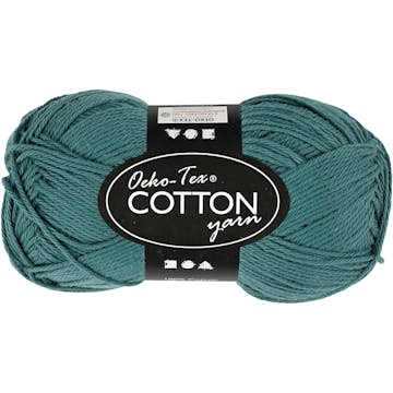 Bomullsgarn Creativ Company Petroleum Nr 8/4 170 m