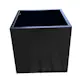 Blomsterkasse Recal Svart 57x57x55