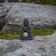 Solcelledekorasjon Star Trading Buddha LED Solcellelampe med Sensor