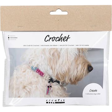 Hobbysett Creativ Company Mini DIY Kit Hekling Hundehalsbånd