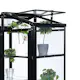 Drivhus Metalcraft 111x61x170 cm Sort Rektangulær