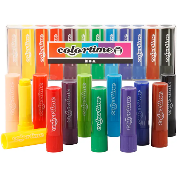 Fargekritt Creativ Company Soft Color stick Ass Farger 12 stk/1 Pk