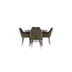 Spisegruppe Venture Home Kaseidon Ø100 cm med 4 stk Tomorrow Stoler