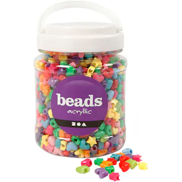 Figurmix Creativ Company Mixade Farger 10 mm Hullstr 3,5 mm 700 ml/1 Pk
