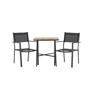 Cafégruppe Venture Home Holmbeck Bord med 2 Copacabana Stoler