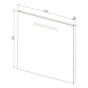 Sprutbeskyttelse Smeg KITC9X9