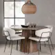 Spisegruppe Venture Home Lanzo med 4 Chico Stoler
