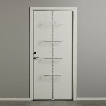 Skooppbevaringssett Elfa på Dør Hvit