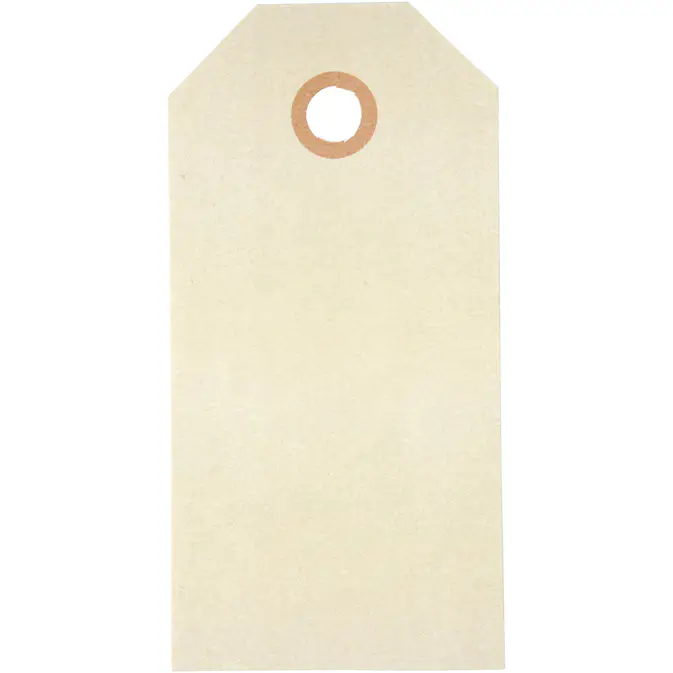 Manillamerker Creativ Company Str 5x10 cm Natur 1 Pk