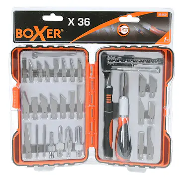 Presisjonskniver Boxer 36-deler