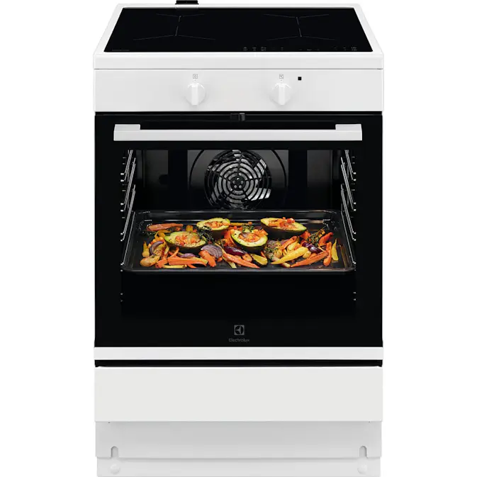 Induksjonsovn Electrolux LKI64001NW med Hob2Hood og Smarte Funksjoner