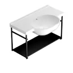 Vegghengt Stativ Globo for Vask 6-ME080BI