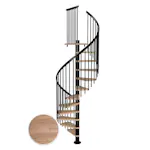 Spiraltrapp Dolle Montréal Eik Hvitoljet Classic 4