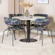Spisegruppe Venture Home Estelle med 4 Aris Stoler Polyester