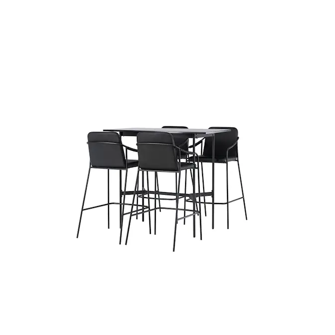 Spisegruppe Venture Home Rax med 4 stk Tvist Stoler