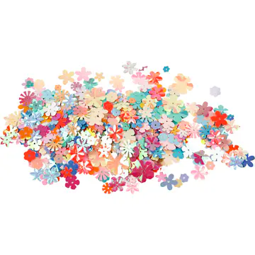 Paljetter Creativ Company Ass Farger D5-20 mm 1 Pk