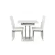Spisegruppe Venture Home Disa med 4 Pastill Stoler