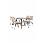 Spisegruppe Venture Home Kaseidon med 4 stk Seda Stoler