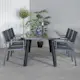Spisegruppe Venture Home Olle med 6 Curz Stablebare Spisestoler
