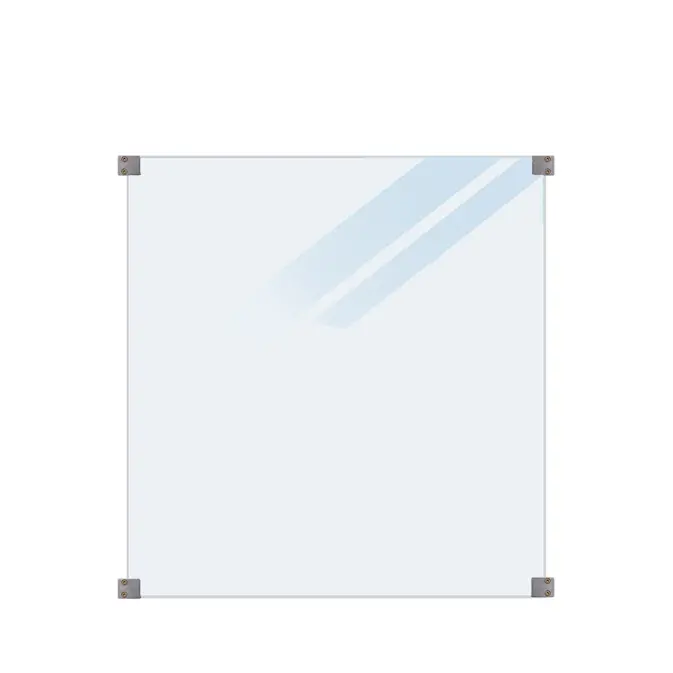 Glassrekkverk PLUS 90x91 Frostet