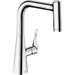 Kjøkkenbatteri Hansgrohe Metris M71 med Uttrekkbar Tut