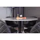 Spisegruppe Venture Home Razzia med 4 Velvet Stoler Skinn