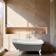 Badekar Bathlife Ideal Grå med Føtter