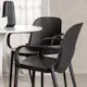 Spisegruppe Venture Home Hamden Ø80 cm med 4 Baltimore Stoler