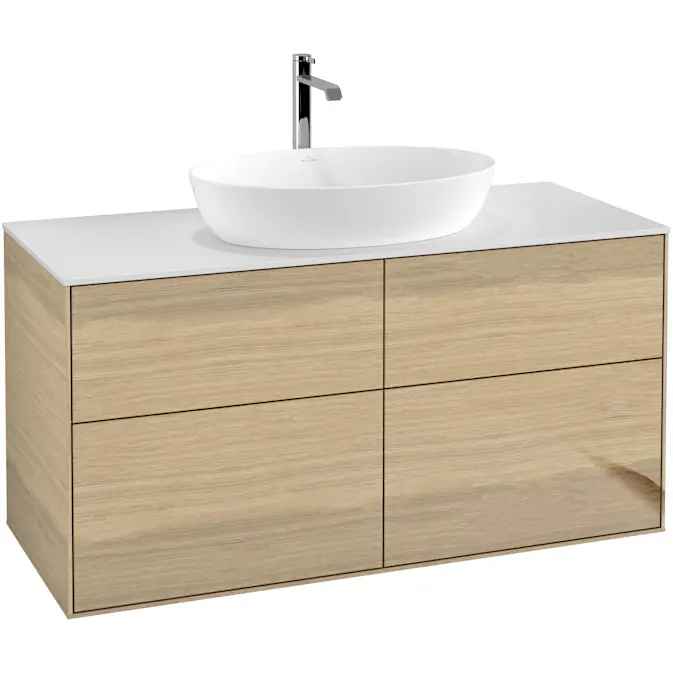 Tvättställsskåp Villeroy & Boch Finion med 4 Lådor och Bänkskiva för Fristående Tvättställ från Artis & Collaro