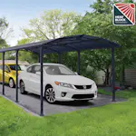 Dobbel Carport Canopia av Palram Arcadia i Metall 3,6x8,5 m