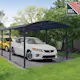 Dobbel Carport Canopia av Palram Arcadia i Metall 3,6x8,5 m