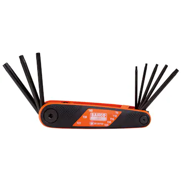 Torx nøkkelsett Bahco BE-8975B 8 stk T9-40