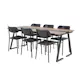 Spisegruppe Venture Home Jakarta med 6stk Polly Stoler