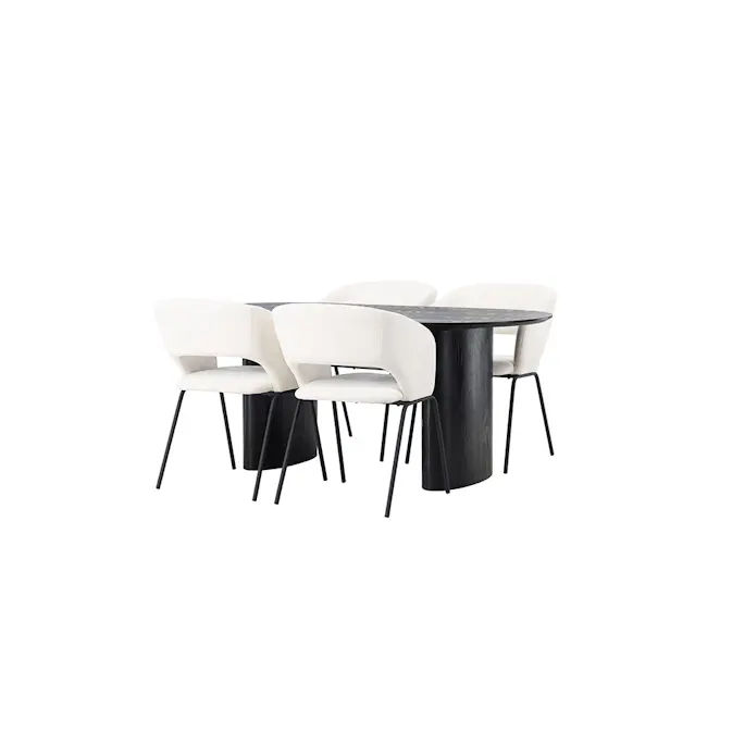 Spisegruppe Venture Home Isolde med 4 stk Day Stoler