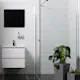 Duschhörn Bathlife Mångsidig Rak Vägg + Rak Dörr