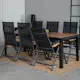 Spisegruppe Venture Home Berfin med 6 Perla Stoler