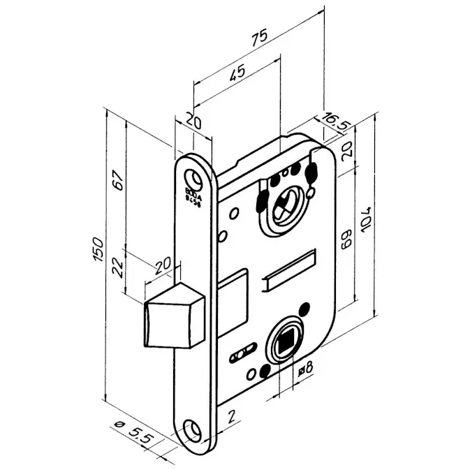 Låskasse ASSA Abloy 9456