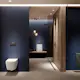 Spolknapp TECE Square PVD-Belagd Extra Platt Design