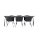 Spisegruppe Venture Home Ellis 230 med 6 stk Berit Stoler